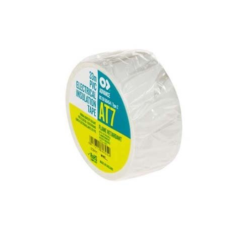 Advance at07 soft pvc tape, mm x 33 wit