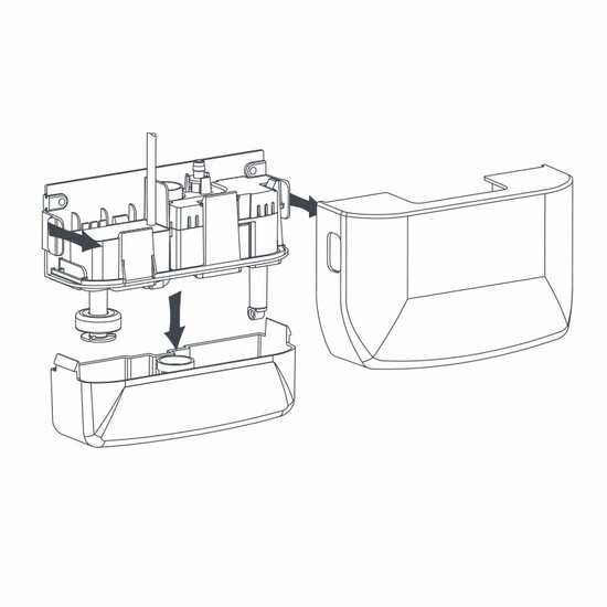 Mini Blanc condenswaterafvoerpomp voor montage onder wandmodel airconditioners