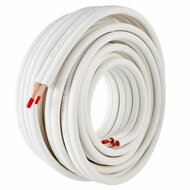 Aircotube koelleiding ge&iuml;soleerd 1/4" x 5/8" 20 Mtr