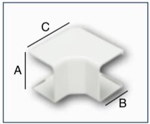 miniduct-haakse binnenhoek