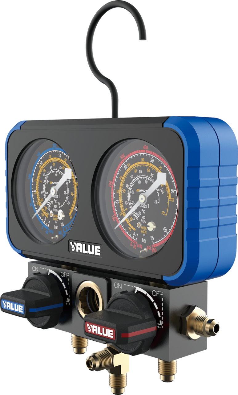 Manifoldset VRM2-B-0401 voor HVAC-professionals