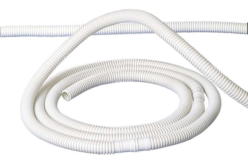 Afvoerslang 16/18/20 mm met verloop op rol 50M