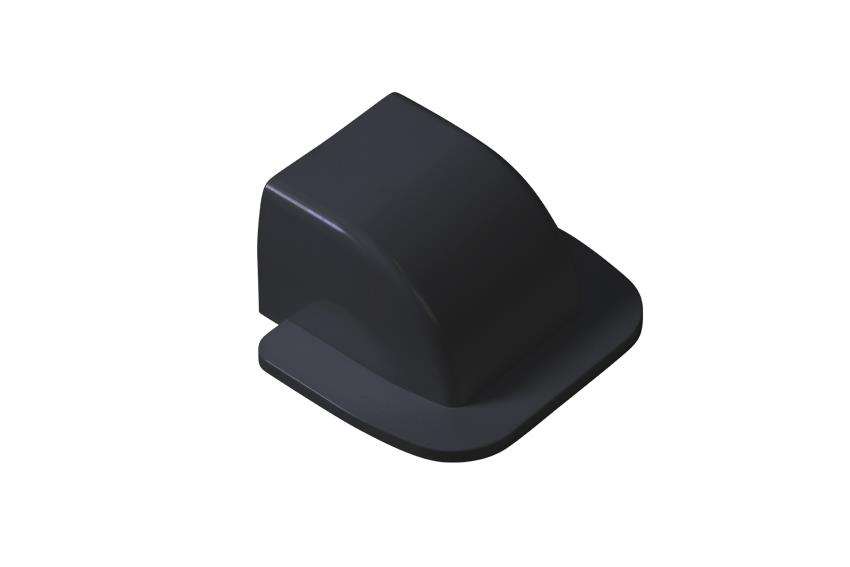 Muurdoorvoerkap Antraciet | OptimalDuct montagegoot