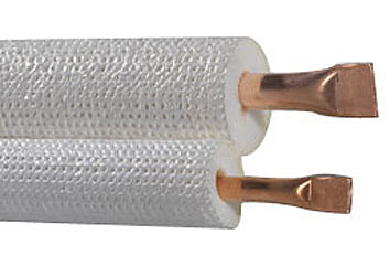 1/4"-5/8" duo geisoleerd koelleiding