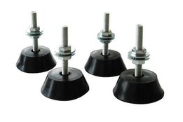 Trillingsdempers conisch staand 56x20(h) mm, M8