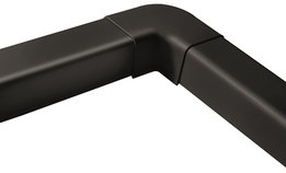 Haakse vlakke hoek 80-AP zwart