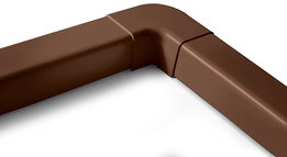 Haakse vlakke hoek 80-AP bruin