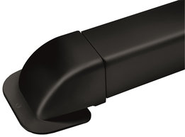 Muurdoorvoerkap 80-AP zwart