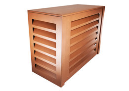 Djisign Buitenunit Omkasting Roestbruin S 100x45x74