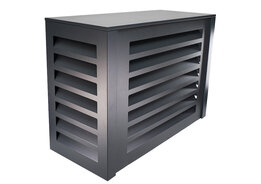 Djisign buitenunit omkasting zwartgrijs L 115x55x85