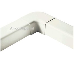 Haakse vlakke hoek 110-AP crèmewit